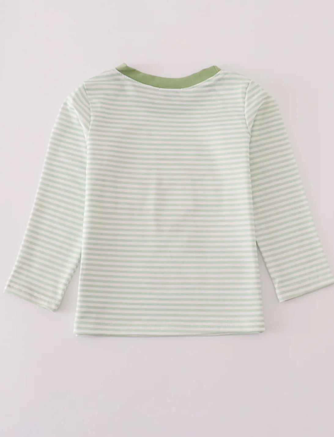 Green Stripe Turkey Top