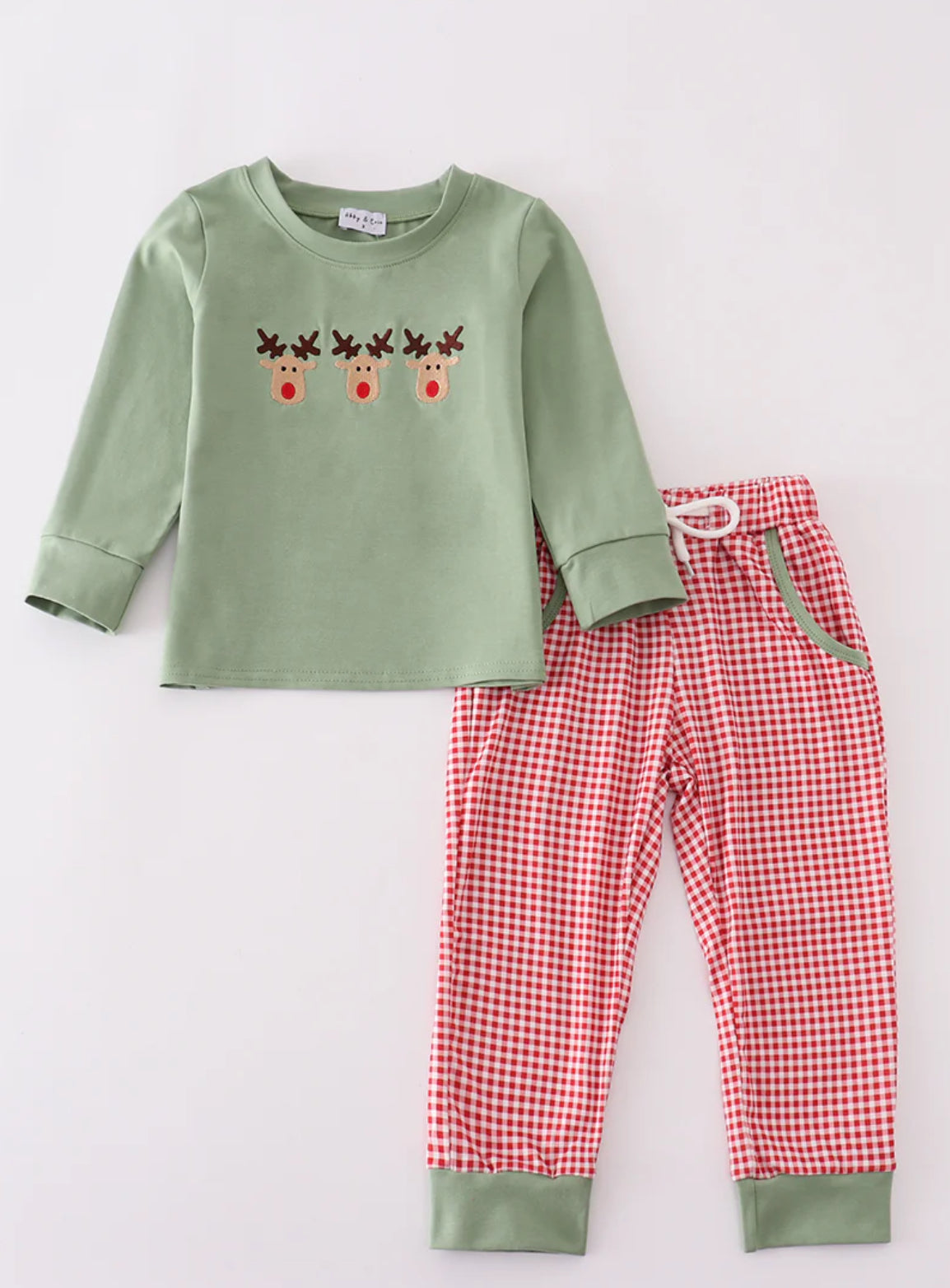 Green Reindeer Set