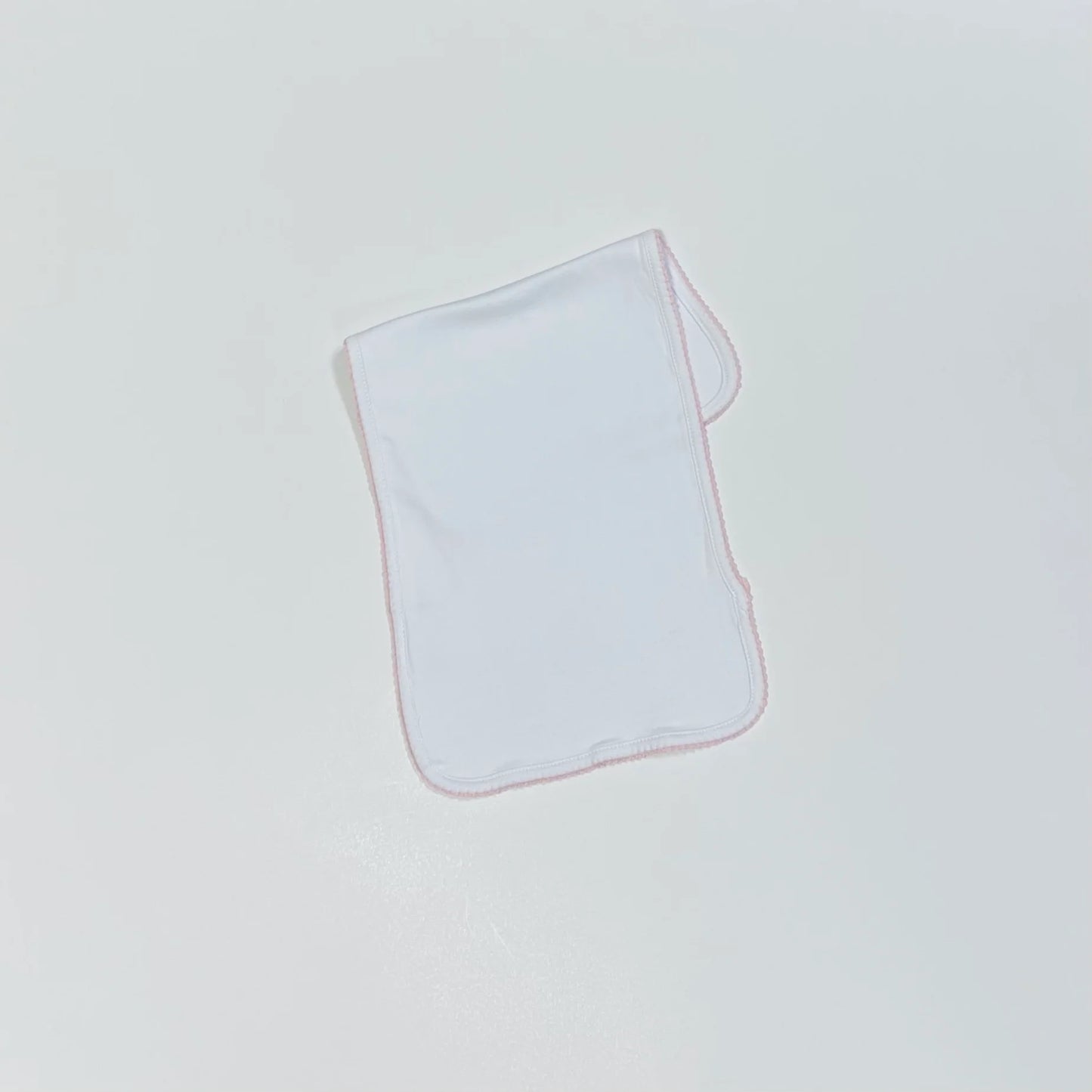 Picot Trimmed Burp Cloth