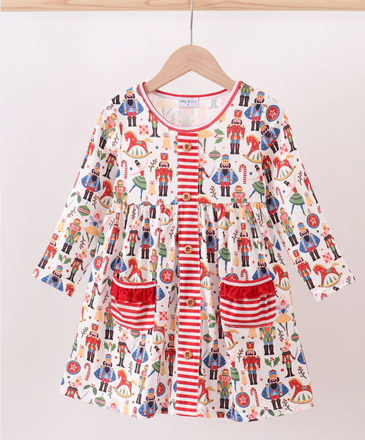 Nutcracker Button Down Dress