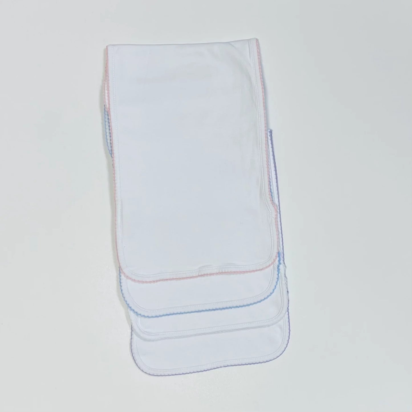 Picot Trimmed Burp Cloth