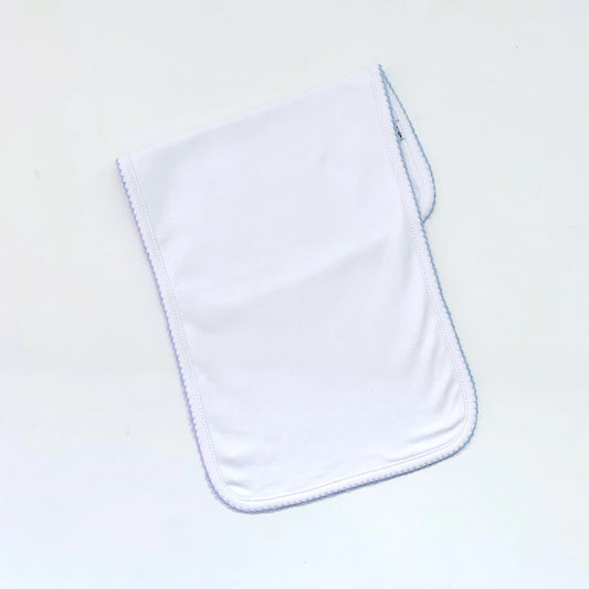 Picot Trimmed Burp Cloth