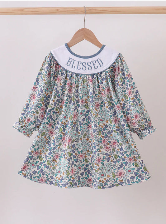 Floral BLESSED Dress