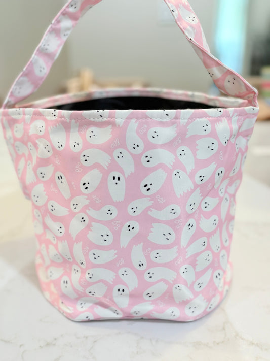 Pink Trick or Treat Bag