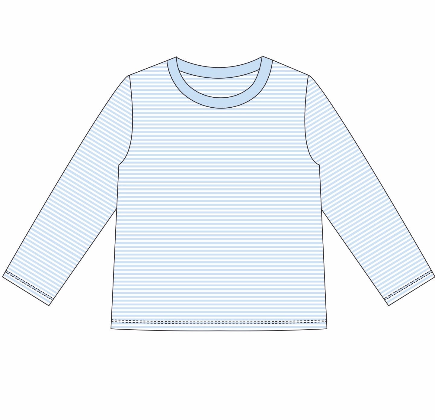 Long Sleeve Stripe Shirt