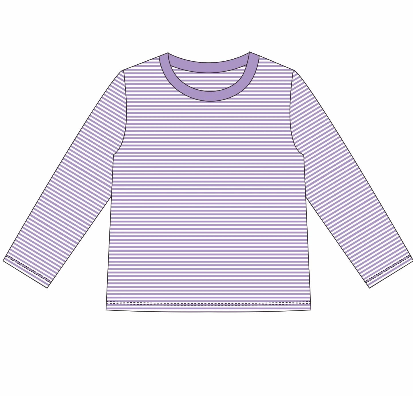 Long Sleeve Stripe Shirt