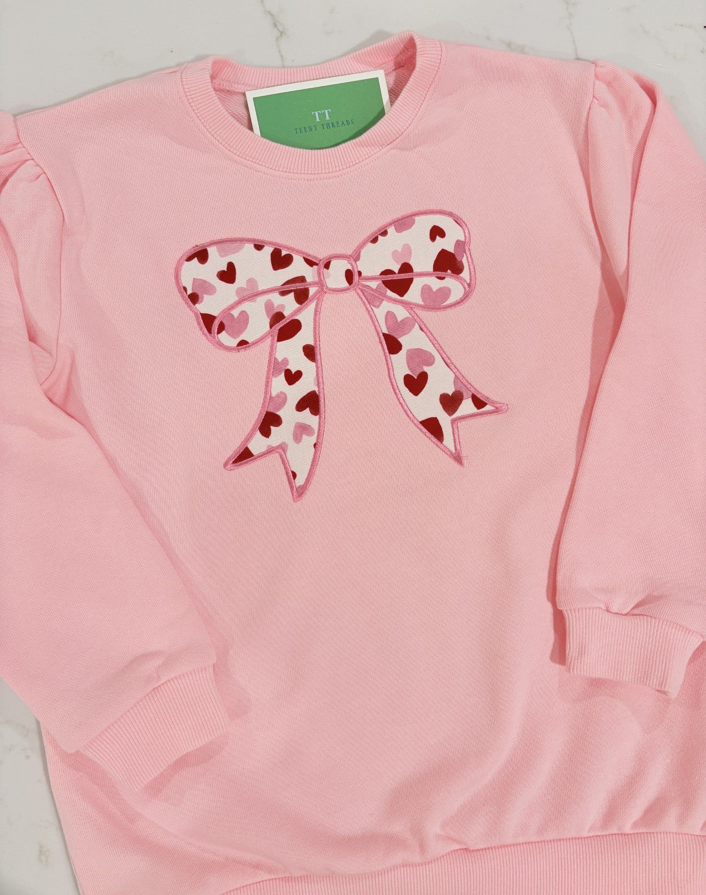Valentine's Day Bow Sweatshirt